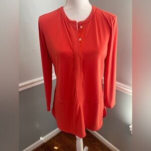 Ralph Lauren Orange Cotton Tunic Blouse
Size: Petite Large